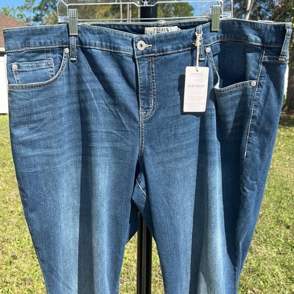 #m New Torrid slim boot denim jeans - Picture 4 of 14